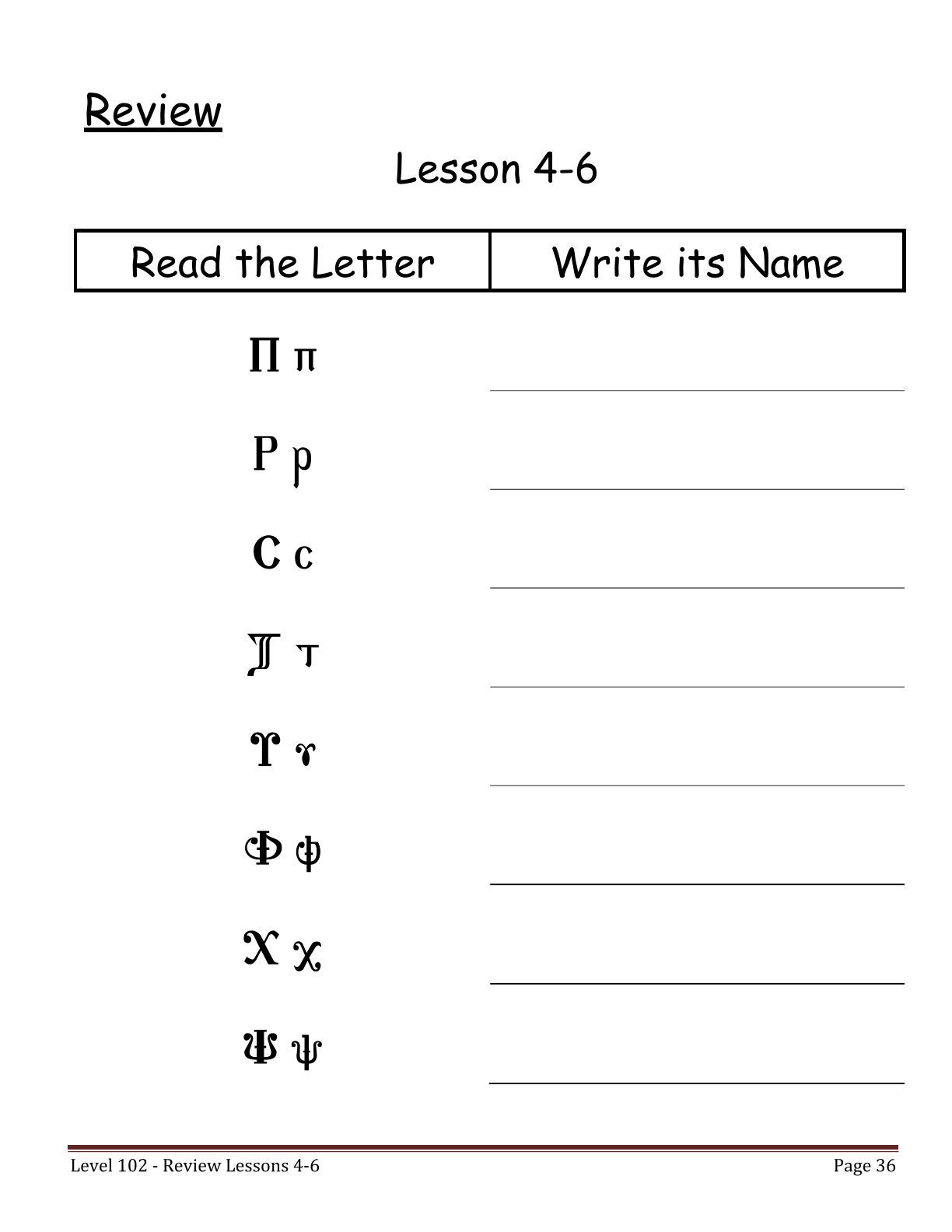 Lessons 4–6 Practice Worksheet page 1